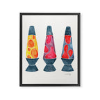 Retro Vibes - Warm Palette Framed Canvas Print Gallery Image 8