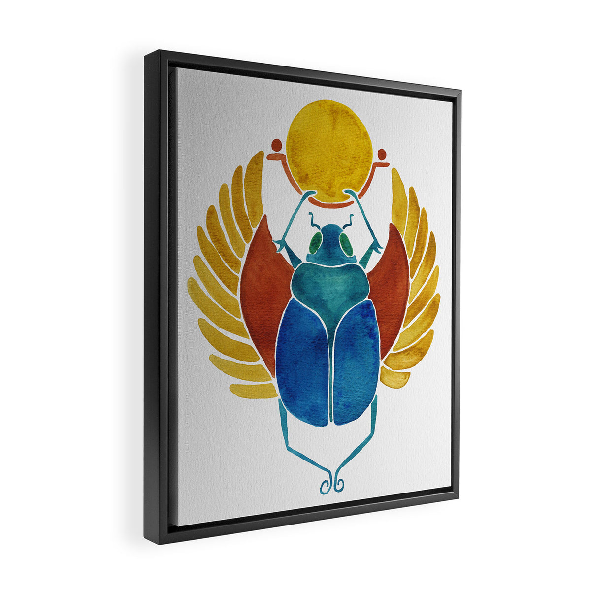 Scarab Framed Canvas Print Gallery Image 2