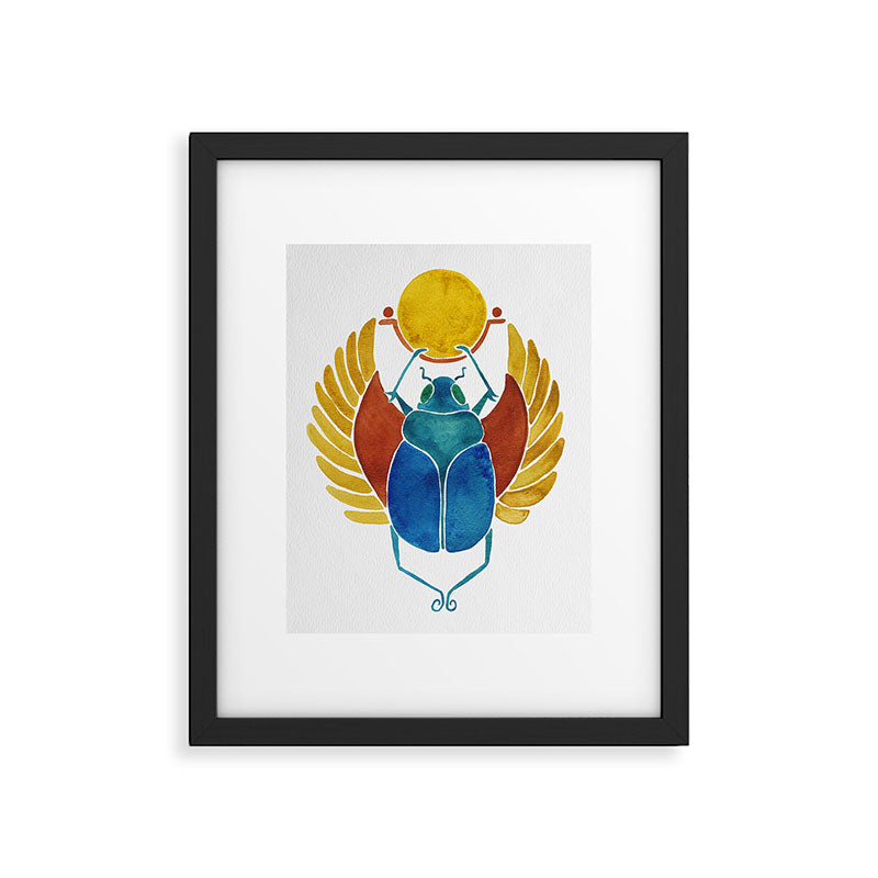 Scarab Framed Art Print Gallery Image 6