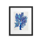 Sea Fan Coral - Blue OmbrÃ© Framed Art Print Gallery Image 6