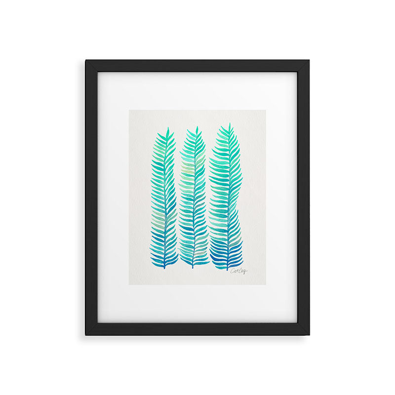Seafoam Seaweed Framed Art Print Gallery Image 4