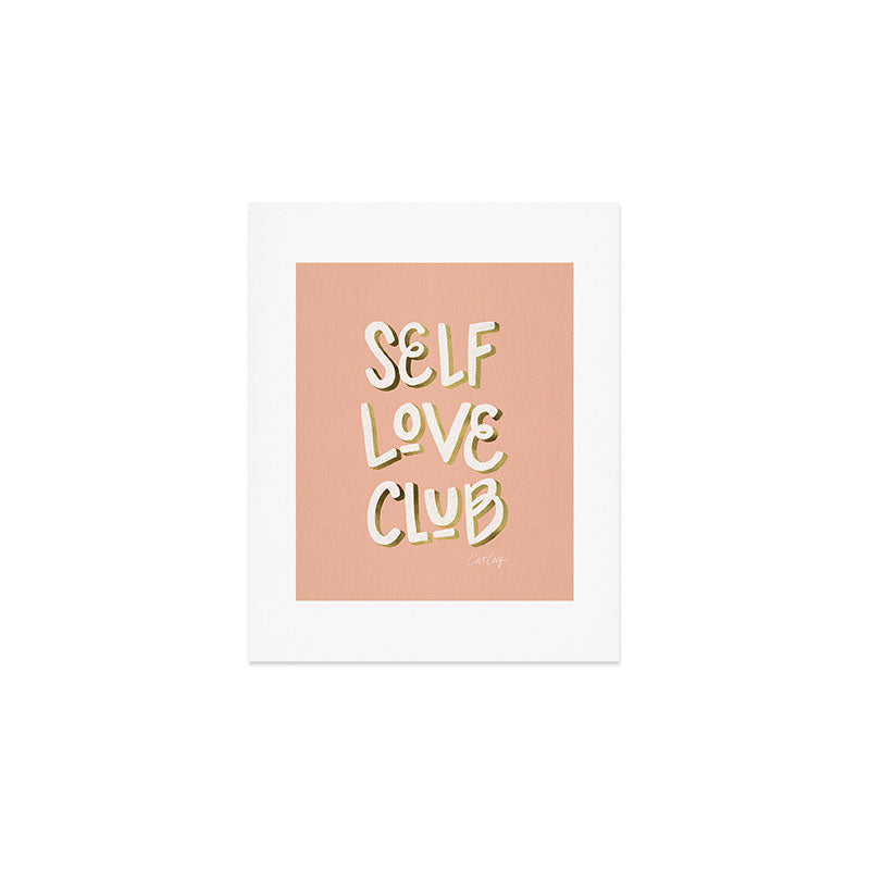 Self Love Club - Blush & Gold Palette Art Print Gallery Image 1
