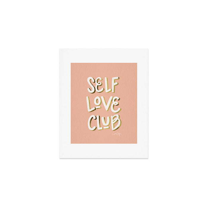 Self Love Club - Blush & Gold Palette Art Print Gallery Image 1