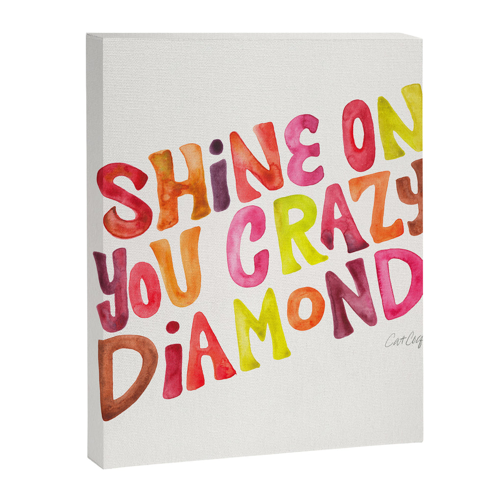 Shine On You Crazy Diamond - Rainbow Palette Canvas Print Gallery Image 8