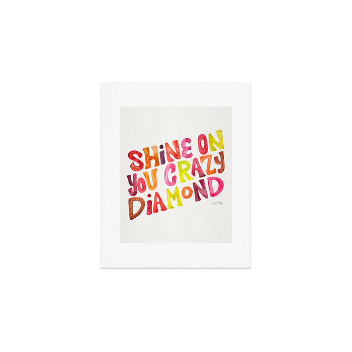 Shine On You Crazy Diamond - Rainbow Palette Art Print Gallery Image 1