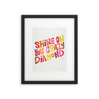 Shine On You Crazy Diamond - Rainbow Palette Framed Art Print Gallery Image 6