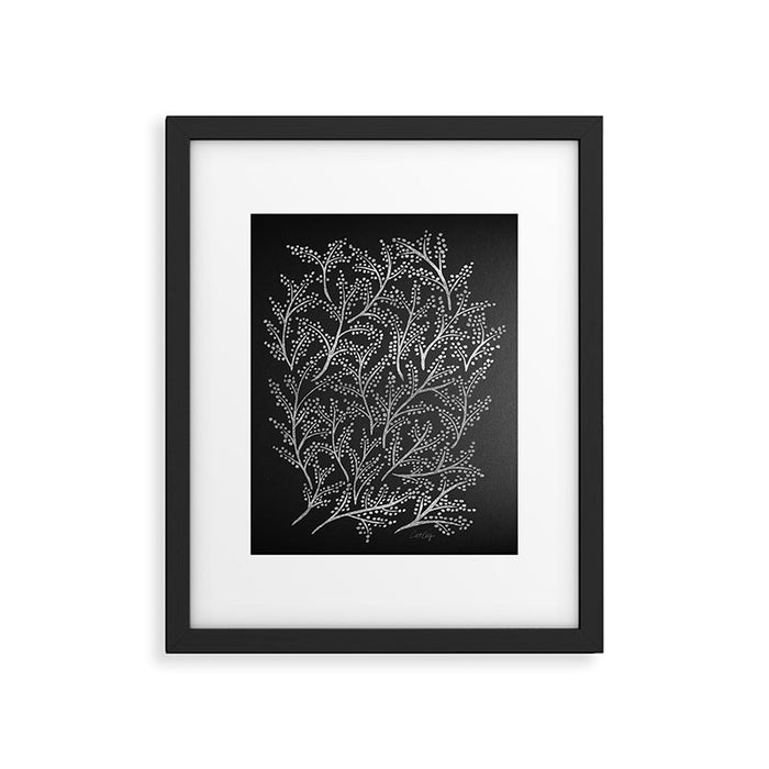 Silver Branches Framed Art Print Gallery Image 1