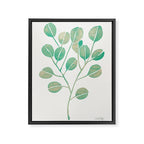Silver Dollar Eucalyptus - Mint Palette Framed Canvas Print Gallery Image 8