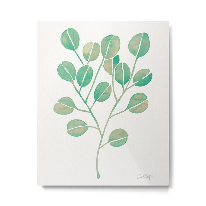 Silver Dollar Eucalyptus - Mint Palette Metal Print Gallery Image 1