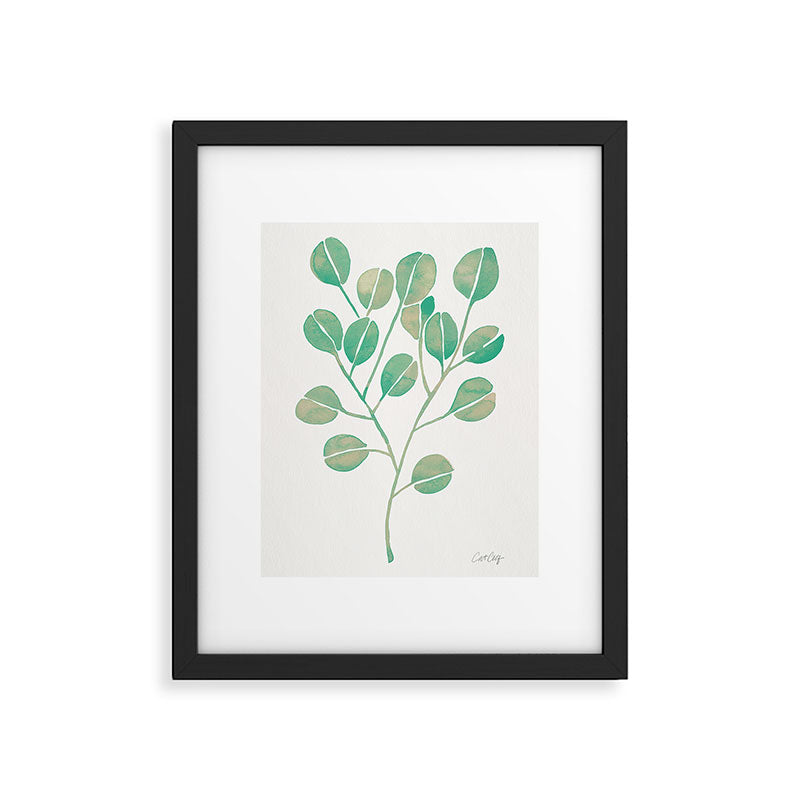 Silver Dollar Eucalyptus - Mint Palette Framed Art Print Gallery Image 6