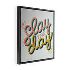 Slay the Day - Marigold & Blush Framed Canvas Print Gallery Image 2