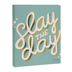 Slay the Day - Mint & Gold Palette Canvas Print Gallery Image 8
