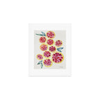 Sliced Grapefruits Watercolor Art Print Gallery Image 1