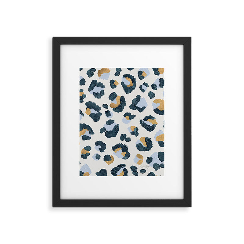Snow Leopard Print Framed Art Print Gallery Image 5