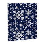 Snowflake Collection - Navy Canvas Print Gallery Image 6