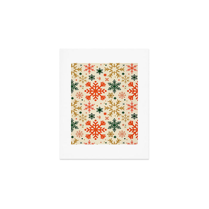 Snowflake Collection - Retro Palette Art Print Gallery Image 1
