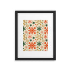 Snowflake Collection - Retro Palette Framed Art Print Gallery Image 4