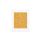 Spooky Skulls - Marigold Art Print Gallery Image 1