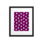 Spooky Skulls - Purple Framed Art Print Gallery Image 6