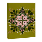 Sprouting Mandala - Sage & Pink Canvas Print Gallery Image 8