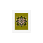 Sprouting Mandala - Sage & Pink Art Print Gallery Image 1