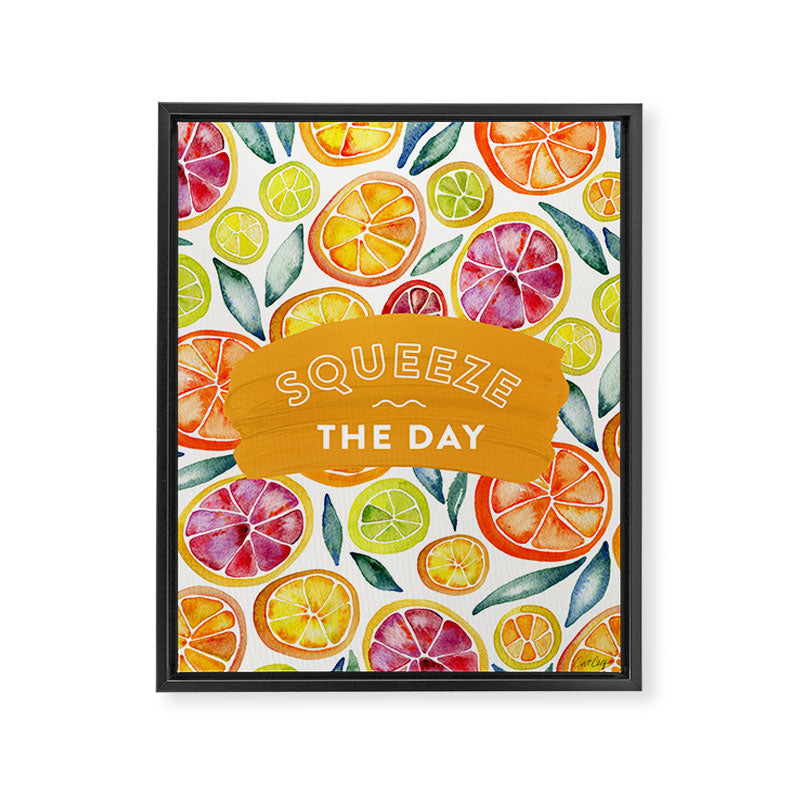 Squeeze the Day - Multi Palette Framed Canvas Print Gallery Image 6