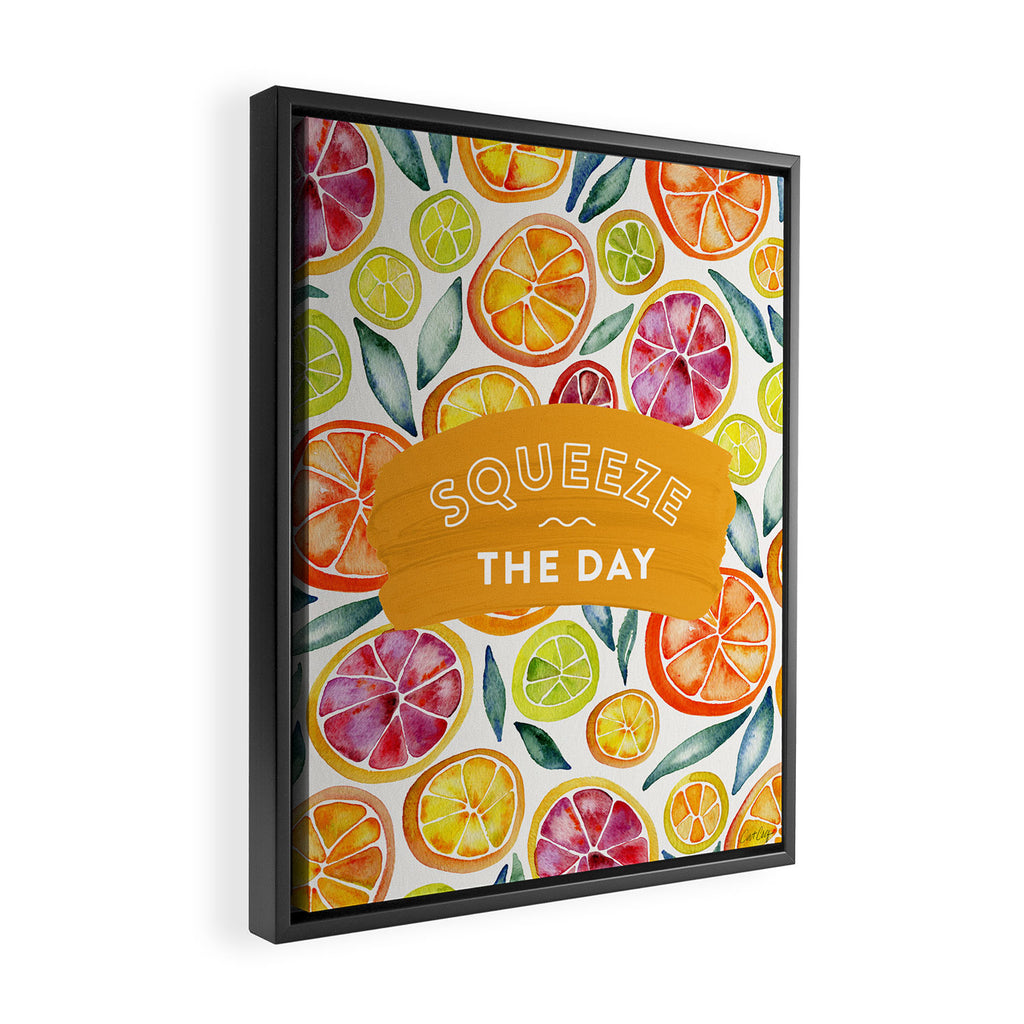 Squeeze the Day - Multi Palette Framed Canvas Print Gallery Image 2