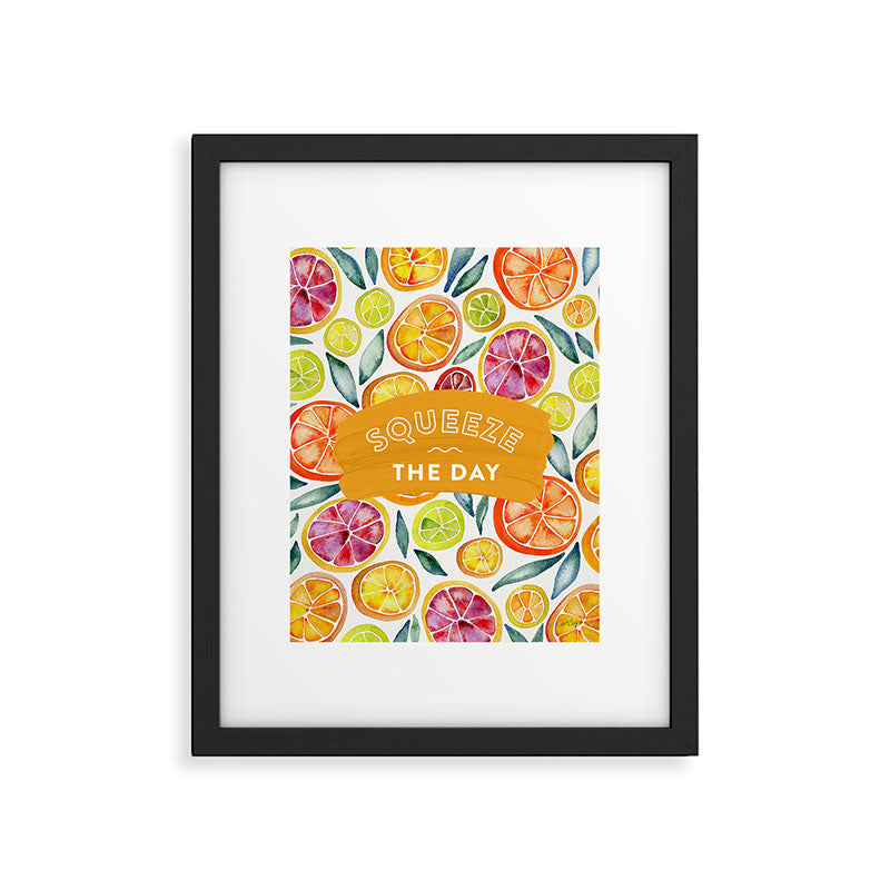Squeeze the Day - Multi Palette Framed Art Print Gallery Image 4