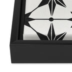 Starburst Mosaic - Black Framed Canvas Print Gallery Image 3