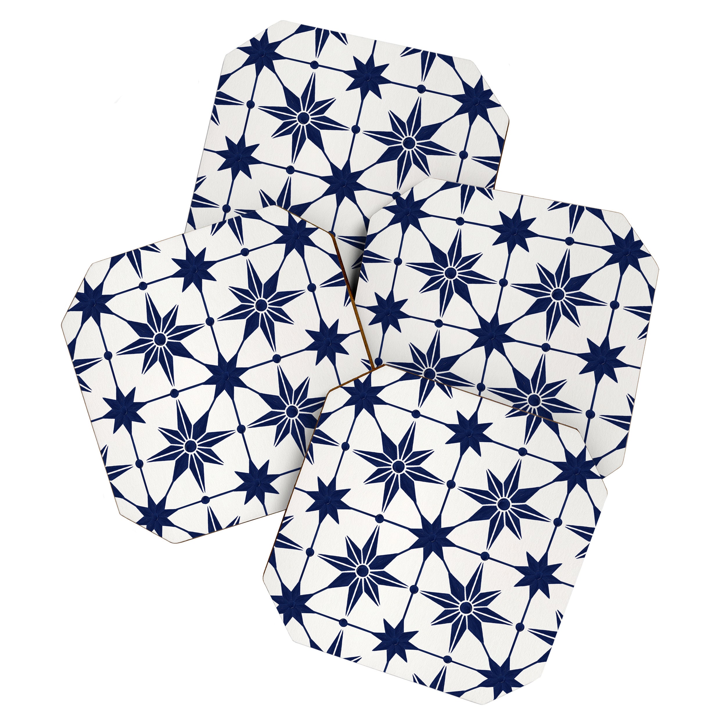 Starburst Mosaic â Navy Coaster Gallery Image 1