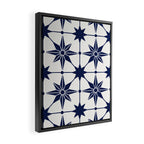 Starburst Mosaic â Navy Framed Canvas Print Gallery Image 2