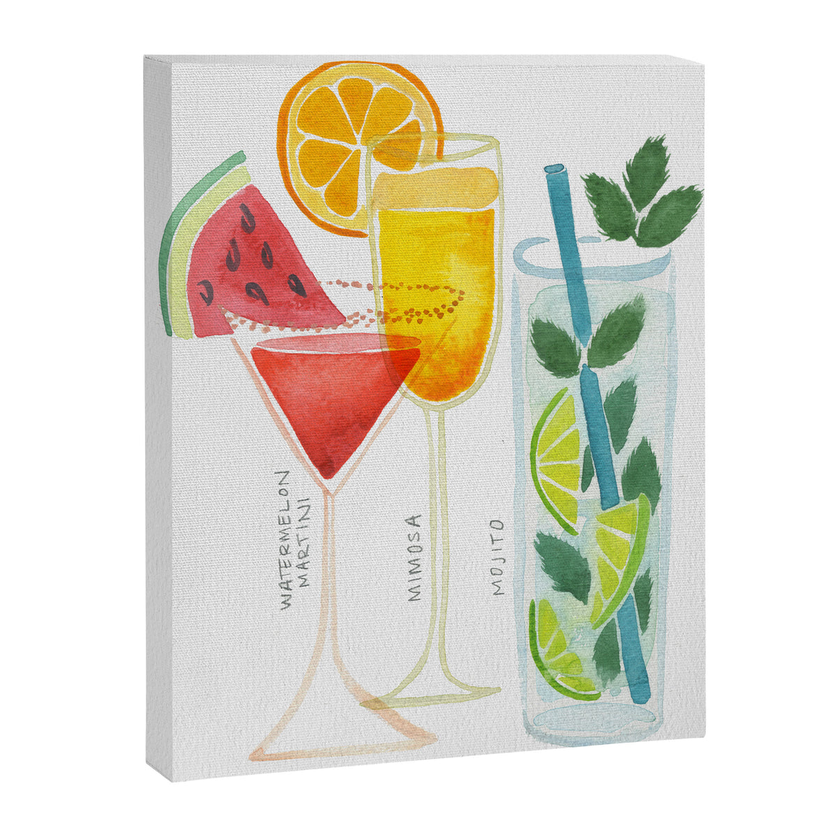 Summer Cocktail Trio Canvas Print Gallery Image 8