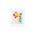 Summer Cocktail Trio Art Print Gallery Image 1