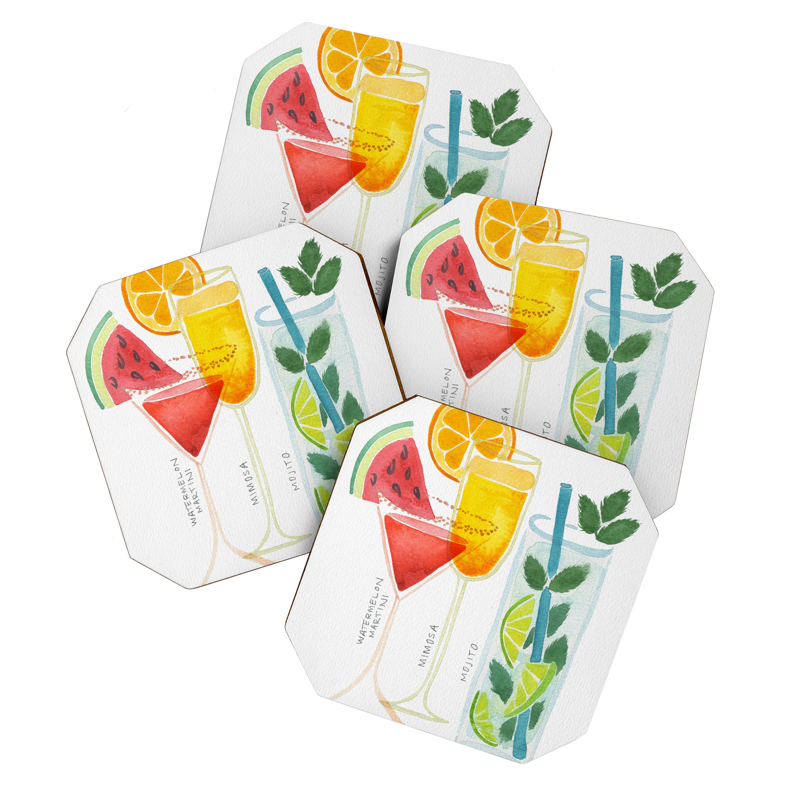 Summer Cocktail Trio Coaster Gallery Image 1