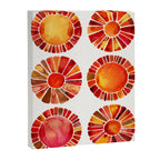 Sun Rays - Red & Orange Canvas Print Gallery Image 8
