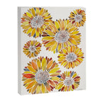Sunflower Blooms - Yellow Canvas Print Gallery Image 8