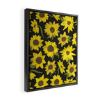 Sunflowers Acrylic on Charcoal Framed Canvas Print Gallery Image 2
