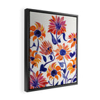 Sunflowers - Sunset Palette Framed Canvas Print Gallery Image 2