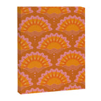 Sunset Seigaiha - Retro Sunshine Canvas Print Gallery Image 8