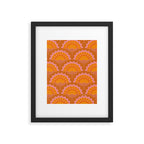 Sunset Seigaiha - Retro Sunshine Framed Art Print Gallery Image 6