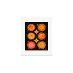 Sunshine Faces - Charcoal Art Print Gallery Image 1
