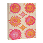 Sunshine Faces - Pink OmbrÃ© Canvas Print Gallery Image 8