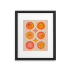 Sunshine Faces - Retro Framed Art Print Gallery Image 6