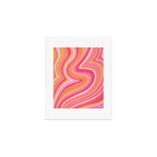 Sunshine Melt - Pink & Peach Palette Art Print Gallery Image 1