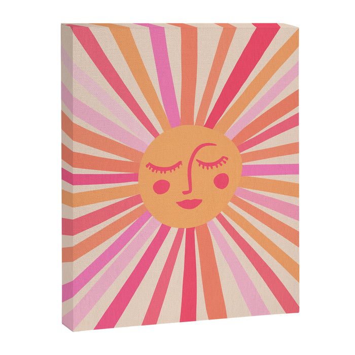 Sunshine - Pink Canvas Print Gallery Image 1