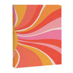 Sunshine Swirl â Pink & Peach Palette Canvas Print Gallery Image 8