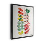 Sushi Collection Framed Canvas Print Gallery Image 2