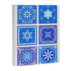 Talavera Mexican Tile - Blue Palette Canvas Print Gallery Image 6