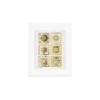 Talavera Mexican Tile - Gold Palette Art Print Gallery Image 1