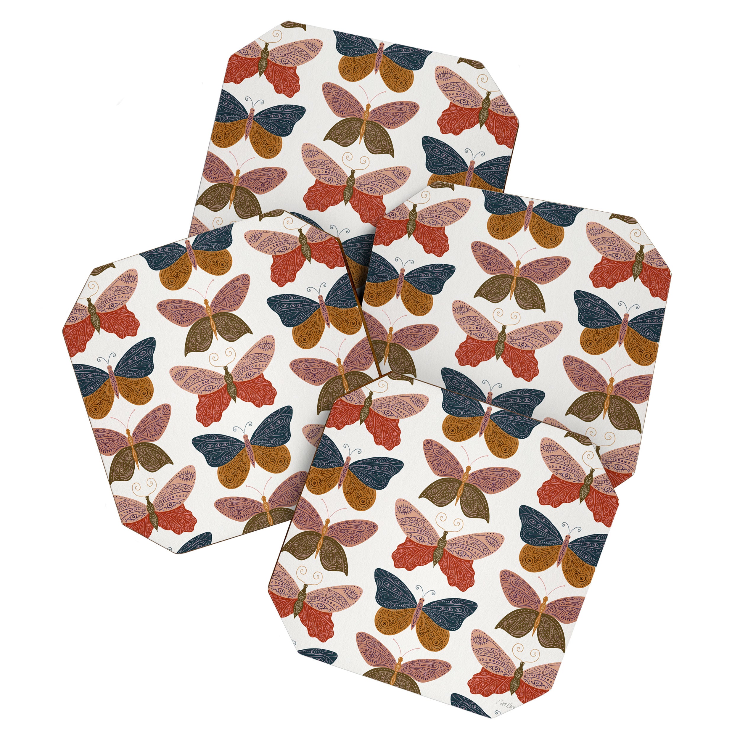 Tattooed Butterflies - Desert Coaster Gallery Image 1